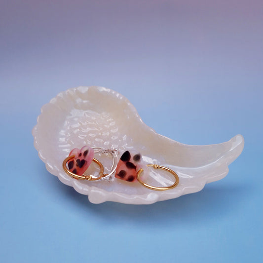 Porta-Joias Asa de Anjo Perolado