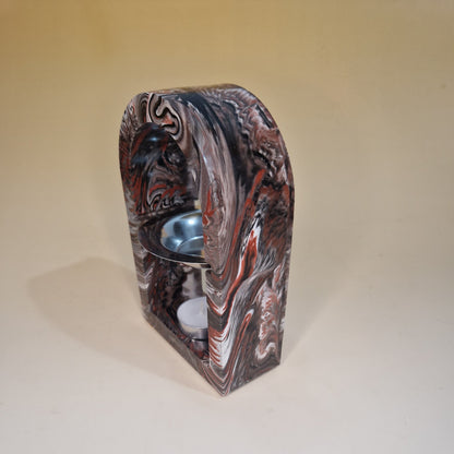 Queimador de Essências em Jesmonite – Coleção Terra Fumê