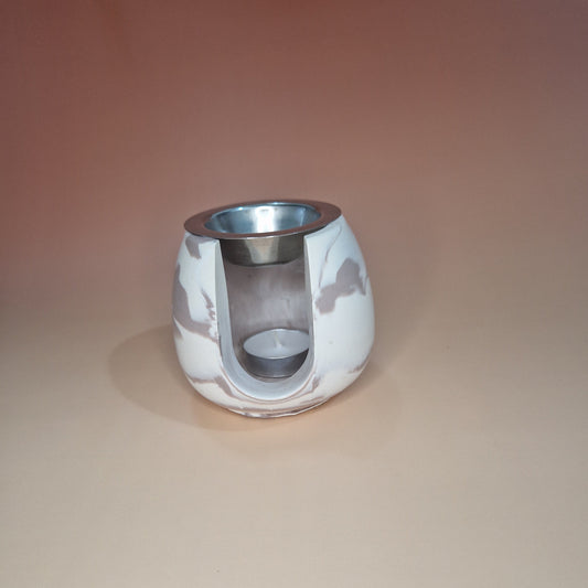 Queimador de Óleos Essenciais e Incenso — Coleção Areia Serena