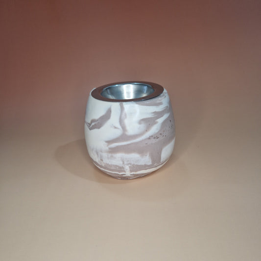 Queimador de Óleos Essenciais e Incenso — Coleção Areia Serena