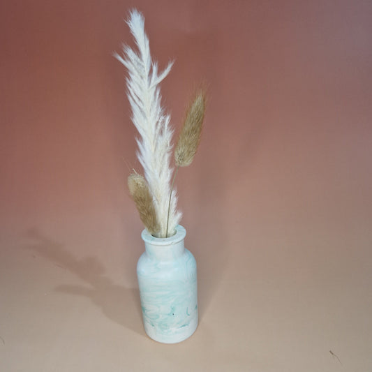 Vaso Decorativo Lilás Marmorizado