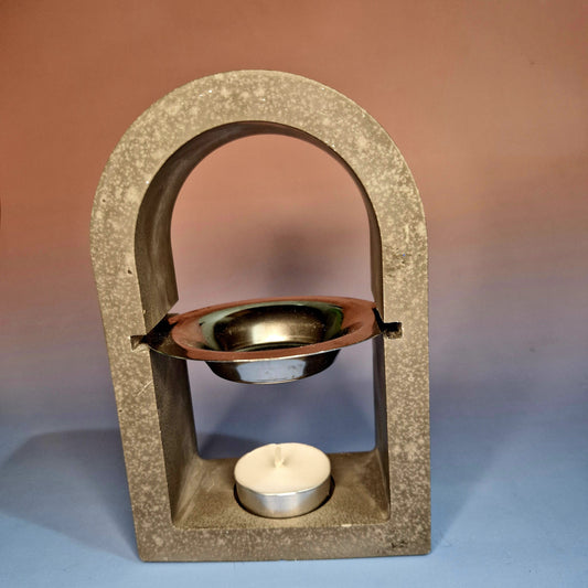 Queimador de Essências / Aromas – Estilo Pedra Minimalista