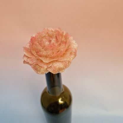 Rolha Decorativa Camélia em Resina – Várias Cores