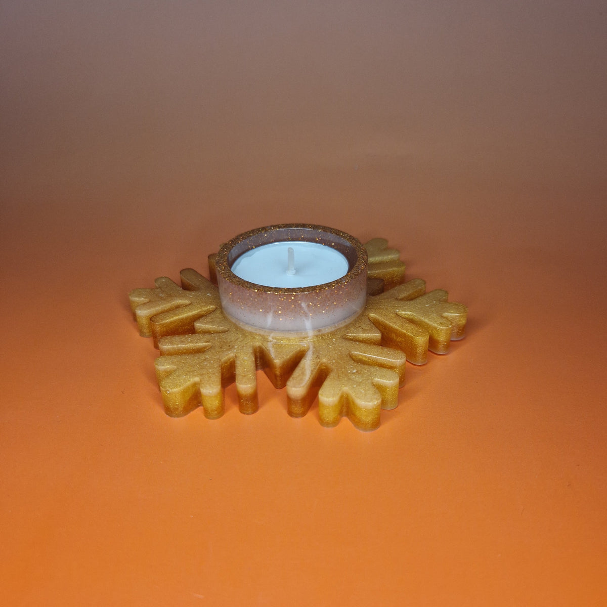 Porte-bougie « Flocon de Neige » – Ø 12 × 3,5 cm