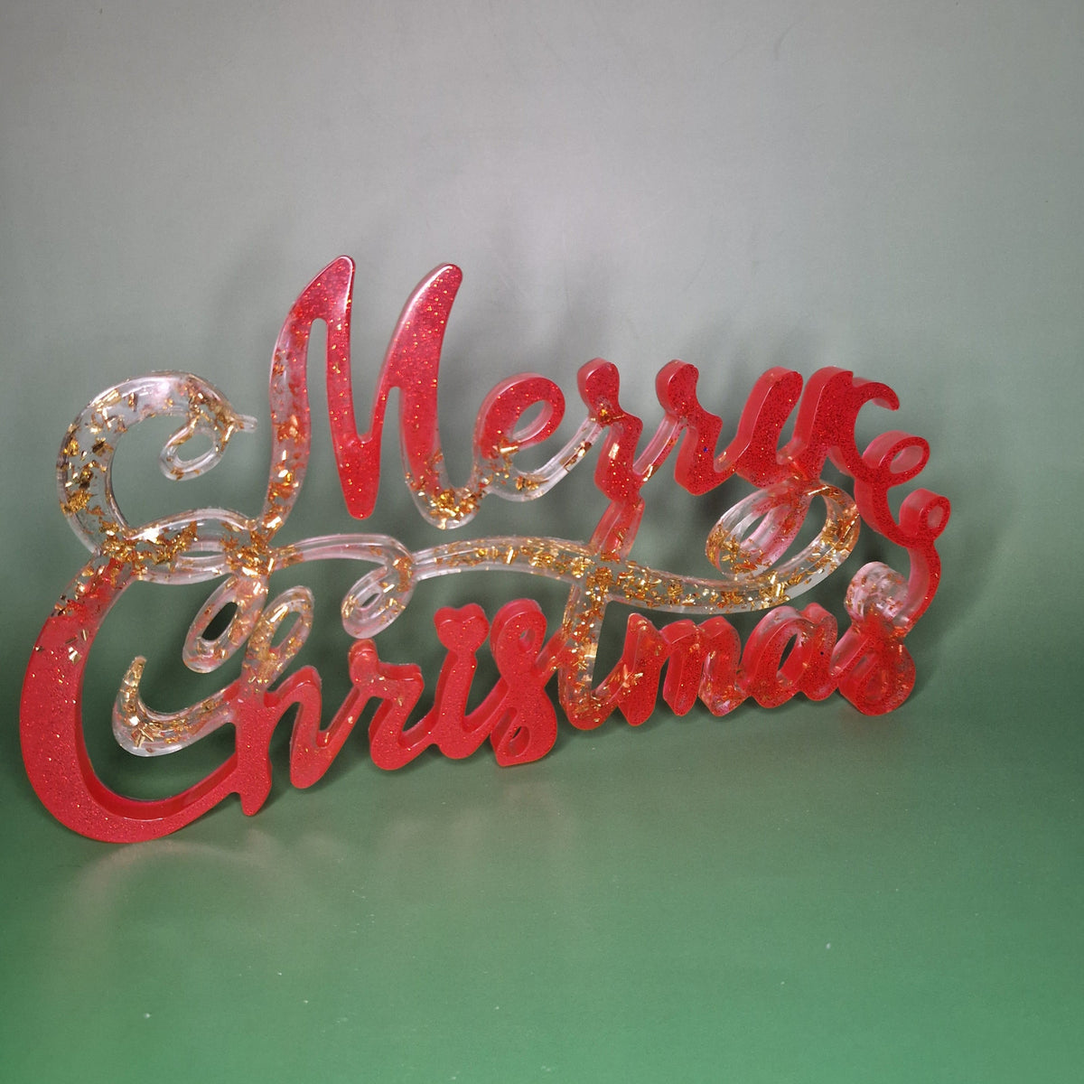 Décoration « Merry Christmas » – 30 × 16 × 1,5 cm