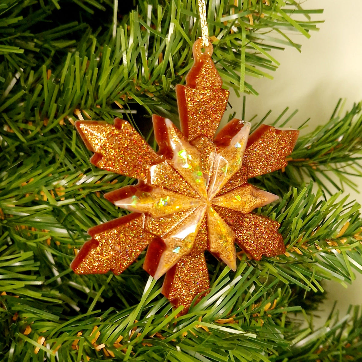 Christmas Ornament – 3D Snowflake (various colours