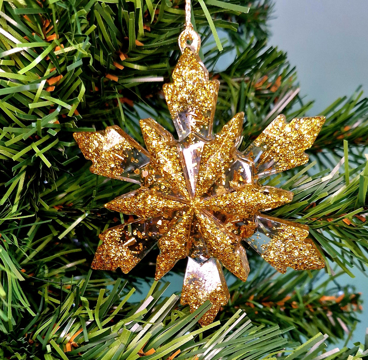 Christmas Ornament – 3D Snowflake (various colours