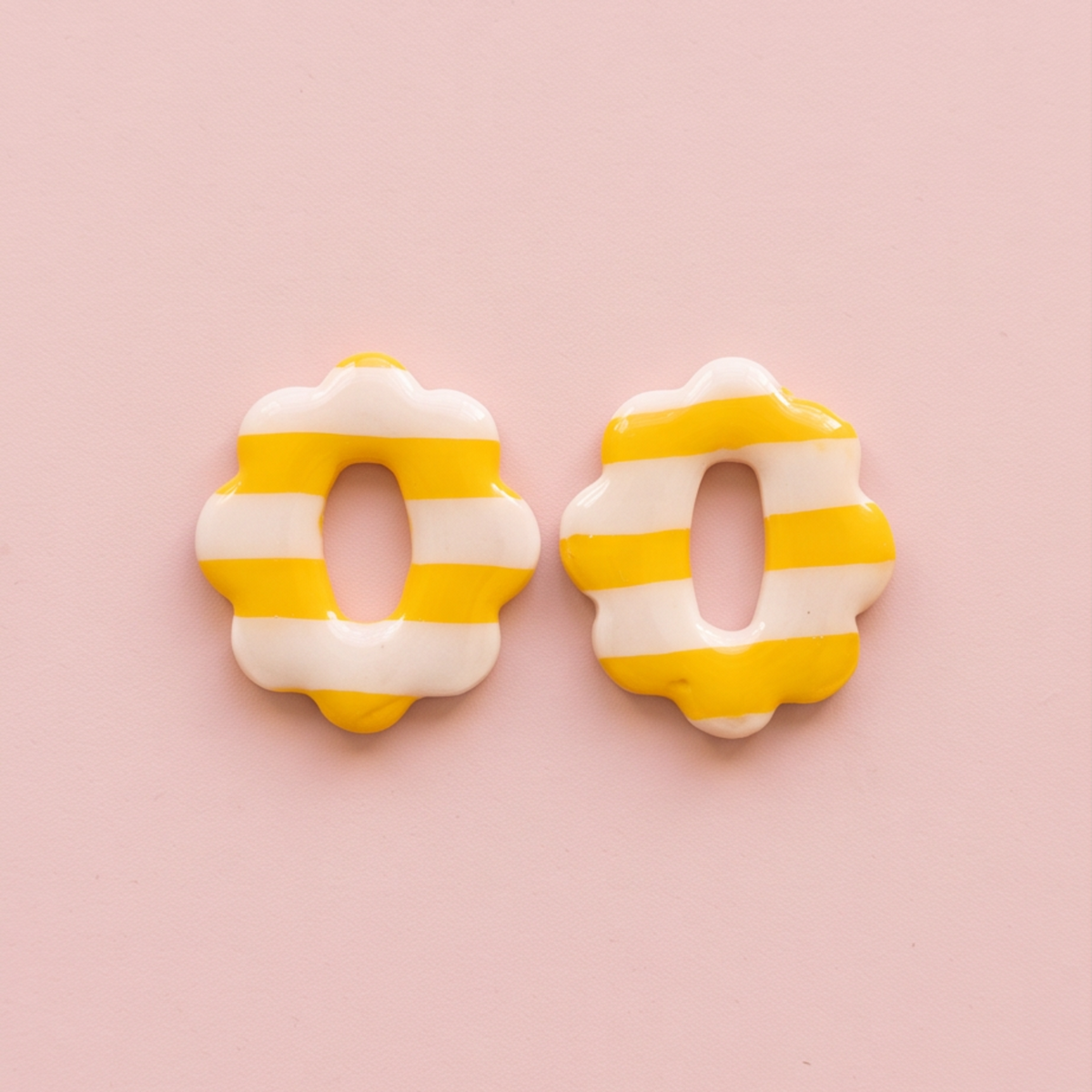 Pendentifs pour Boucles d'Oreilles Interchangeables en Pâte Polymère (pour Créoles)