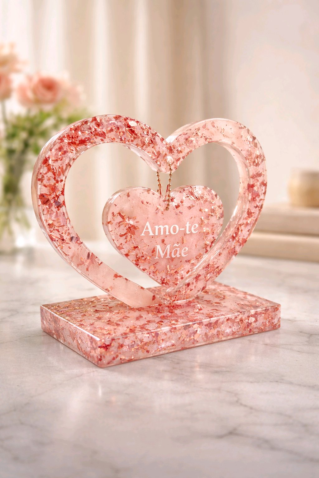 Decorativa Coração “Amo-te Mãe”