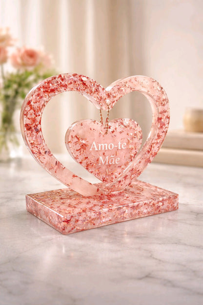 Decorativa Coração “Amo-te Mãe”