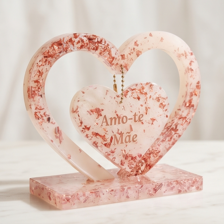 Decorativa Coração “Amo-te Mãe”