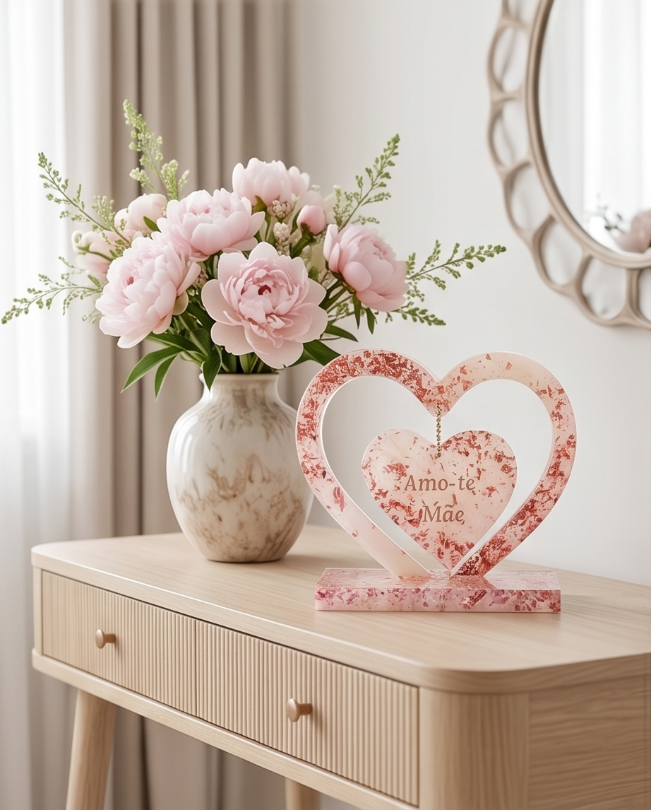 Decorativa Coração “Amo-te Mãe”