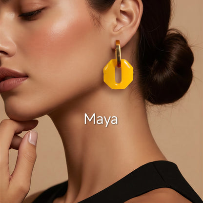 Pendentifs pour Boucles d'Oreilles Interchangeables en Pâte Polymère (pour Créoles)